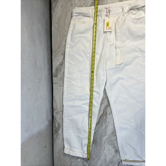 NWT GB Dillard’s Junior Girl’s White Jeans Size 17 - Picture 3 of 6